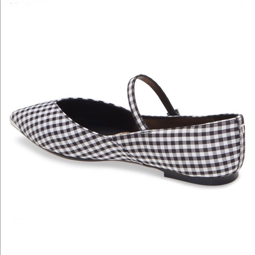Ted Baker Hujig Gingham Mary Jane Flat, NEW - Picture 4 of 17